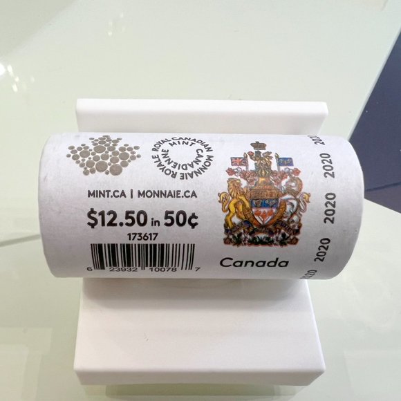 2020 Canada Coat-Of-Arms Special Wrap 50-Cent Roll! - Picture 3 of 6
